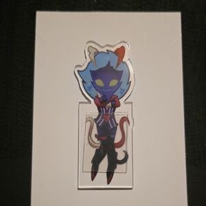Asmodeus Peeker! Helluva Boss Ozzie Acrylic‎ Phone Computer Buddy NEW